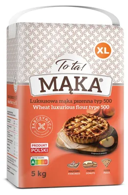 Image de Farine de blé T500, 5 kg, marque Tota