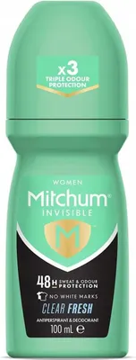 Image de Mitchum Femme Déodorant Invisible Roll-On Clair Frais 100ml