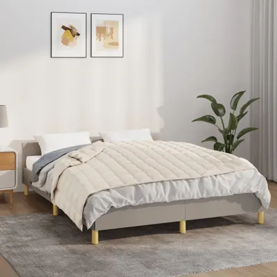 Obrázok produktu pre vidaXL Záťažová deka Light Cream 122x183 cm 9 kg Látka