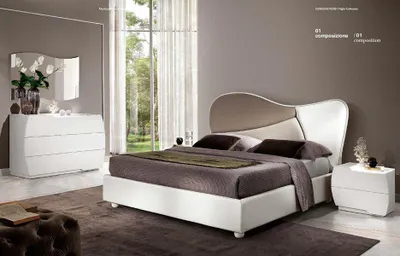 Obrázek produktu pro Luxus Doppel Bettgestelle Bett Weiß Doppelbett Leder Holz Modern Design