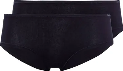 Produktbild von Skiny Damen Panty Baumwolle Advantage 2-Pack black - Größe 38