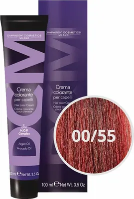 Produktbild von Diapason Haarfarbe Diapason Color Hair Color Cream 00/55 Intense Red Mixtone