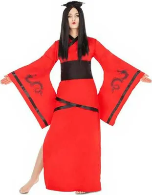 Produktbild von Mom Chinesisches Drachenfrau Kostüm Rot M-L Rot M-L