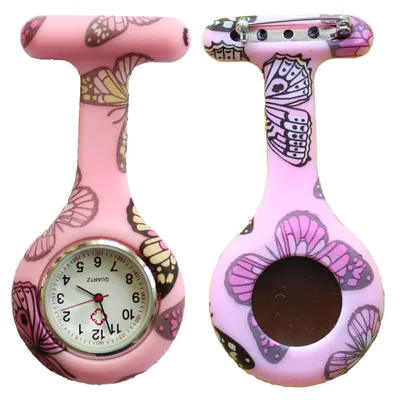 Image de Nurse Watch Montre d'infirmière en silicone Montre d'infirmière avec cardiofréquencemètre Montre de blouse Modèle de soins #19