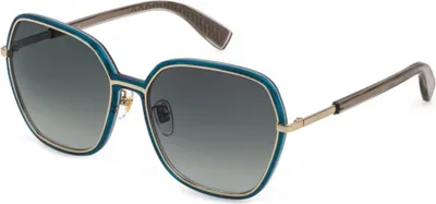 Produktbild von Furla SFU539 0594 SHINY LIGHT GOLD 58/17/135 Damen Sonnenbrillen