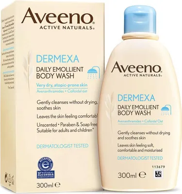 Produktbild von Aveeno - Dermexa Daily Emollient Body Wash (very dry and itchy skin) 300ml