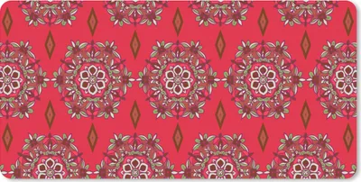 Produktbild von MuchoWow® Mauspad Mousepad Mandala - Muster - Blume 60x30 cm - Mousepads - Maus Mat - Pad - Mausunterlage - Nachhaltig