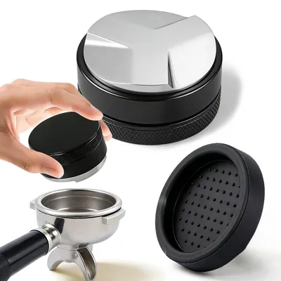 Produktbild von Kaffeeverteiler mit Silikonmatte für 54-mm-Filterhalter (53 mm)