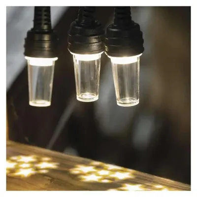 Image de EMOS LED outdoor chain - 10x party bulbs, 4,5m cool white DCPC08