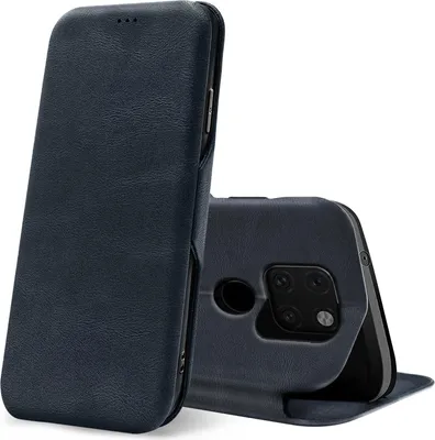 Produktbild von Shell Flip Case für Huawei Mate 20 Hülle Book Cover Handy Tasche mit Kartenfach Premium Schutzhülle