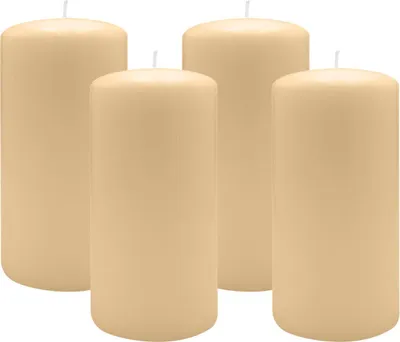 Produktbild von 4er Set Adventskranzkerzen Pinie Ø 100 x 200 mm