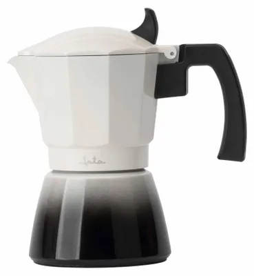 Moka-Kanne 3 Tassen, Aluminium, Induktion, ergonomischer Griff
