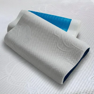 Image de Solidchoice - Coussin cervical en mousse à mémoire de forme, avec housse amovible
