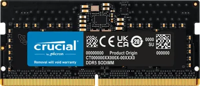 Produktbild von Crucial DDR5 - 8GB 5600 SO-DIMM (CT8G56C46S5)