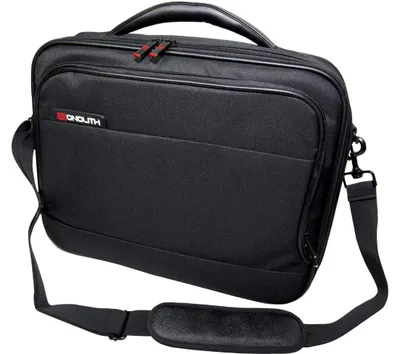 Image de Solidchoice - Sac bandoulière noir pour ordinateurs portables de 15,4 pouces