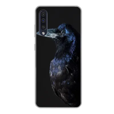 Produktbild von MuchoWow® Handyhülle Schutzhülle Hülle für Samsung Galaxy A50 Vogel - Tiere - Schwarz Silikon Softcase Handy Hülle - Mobiltelefonhülle