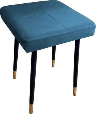 Obrázok produktu pre Stolička SQUARE 2 MG VELVET tmavomodrá