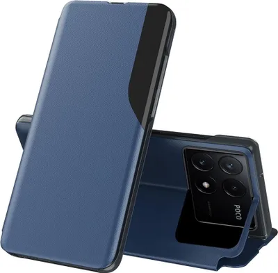 Immagine prodotto di Custodia per Xiaomi Poco F6 Pro - Cover libro Phonesta Smart View Side - Blu