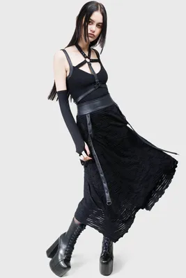 Produktbild von KILLSTAR Maxi-Rock - Gloomara XS