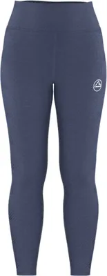 Dunkelblaue Aerial Leggings W von La Sportiva; ideal für Damen; mit elastischem Bund und schmalem Schnitt.