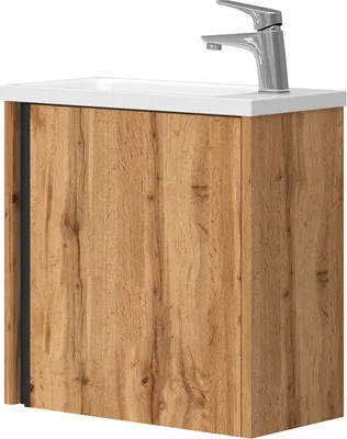 Produktbild von Waschbeckenunterschrank Vicco Kleo Goldkraft Eiche 2 Teile, Model 40061