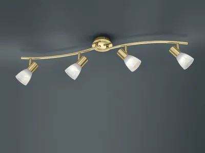 Produktbild von Trio 871010408 LED-Deckenleuchte LB18 4x6W messing