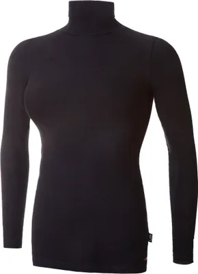 Produktbild von Damen Rollkragenshirt langer Ärmel dünn Outlast® - Schwarz, M