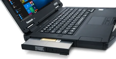 Produktbild von Panasonic FZ-VDM551U, Schwarz, Laptop, DVD Super Multi, DVD+R, DVD+R DL, DVD+RW, DVD-R DL, DVD-RAM, DVD-ROM, 133,7 mm, 144,9 mm