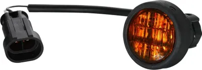 Produktbild von Zusatzblinkleuchte seitlicher Anbau 12 V LED gelb amber HELLA für u.a. FENDT