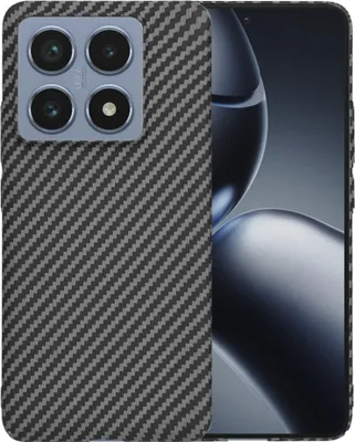 Produktbild von Techsuit Carbonite FiberShell Back Cover Hülle für Xiaomi 14T Pro - Schwarz