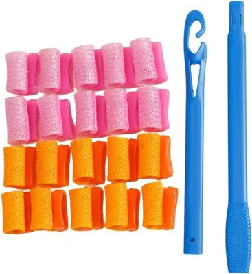 Produktbild von INF 20 Stk. Hitzefreie Lockenwickler Set - Mühelose Locken & Wasserwellen