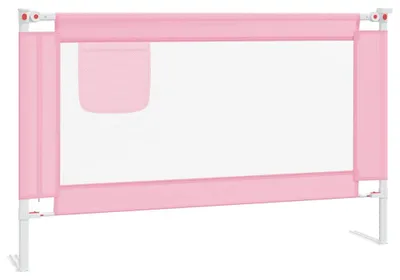 Obrázek produktu pro vidaXL Chránič postele pro batolata růžový 120x25 cm Látka