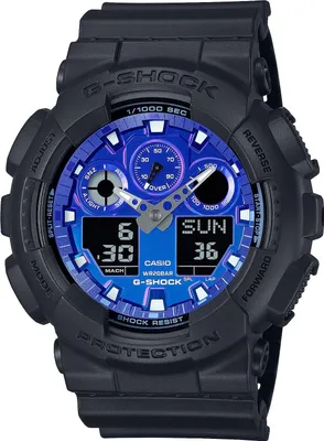 Produktbild von CASIO G-SHOCK Herrenuhr, schwarz, Casio-GA-100FL-1AER