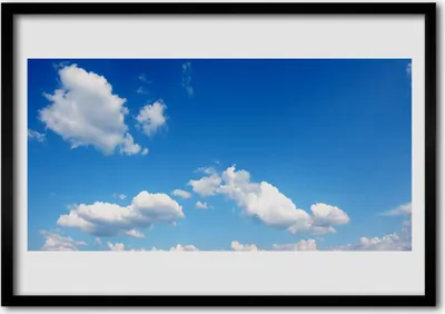 Produktbild von Bild 70x50 MDF-Rahmen Wandkunst Himmel-Wolken-Landschaft