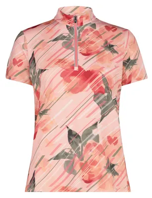 Immagine prodotto di Maglia da ciclismo da donna CMP con stampa floreale e funzione Dry rosa 38