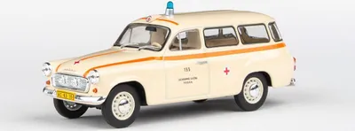 Obrázok produktu pre Škoda 1202 (1964) Ambulancia - ZS Praha 155 ABREX 1:43