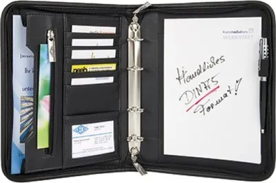 Produktbild von WEDO Konferenzmappe Elegance 585101 DIN A5 Kunstleder schwarz