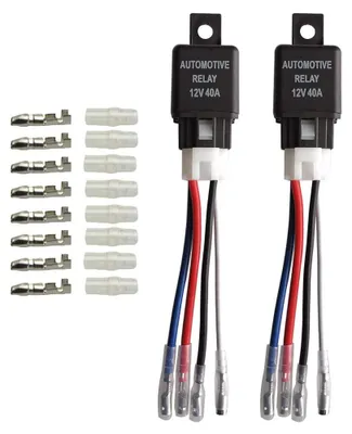 Obrázok produktu pre 2 kusy 12V 40A automobilových relé s káblami