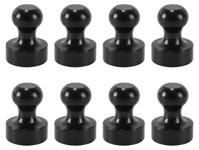 8 Neodym-Magnete 12x16 mm konisch schwarz