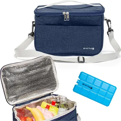 Produktbild von Thermotasche 7,5 L Kühltasche wasserdicht mit 1 Kühleinsatz ideal für Camping & Reisen Blau