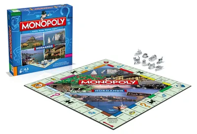 Imagen del producto de Winning Moves - Monopoly Normandía – Juego de mesa – Edición S