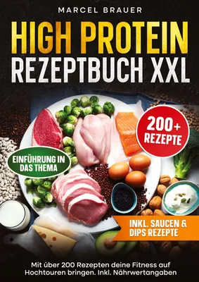 Produktbild von High Protein Rezeptbuch XXL