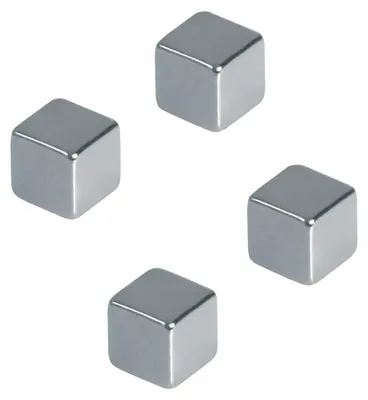 Produktbild von FRANKEN Neodym Magnetwürfel Maße: 10 x 10 x 10 mm chrom