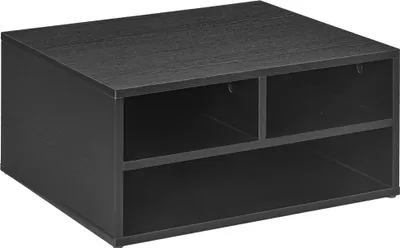 Produktbild von HOMCOM 2-stöckiger Druckerschrank, Druckerständer mit 3 Fächern, moderner Stil, für Schlafzimmer, Büro, Wohnzimmer, 47 x 40 x 22,5 cm, Schwarz