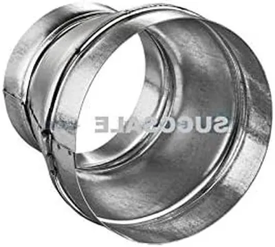 Productafbeelding van Slang Reductie - Overgangsstuk Buizen - Ventilatie Aanleggen - Eenzijdige Drukdichting - 150mm naar 100mm - Aluminium
