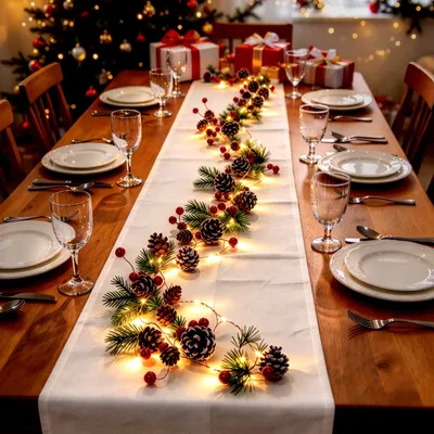 Weihnachtslichterkette, warmweiß, 2 m, batteriebetrieben