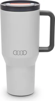 Produktbild von Original Audi Thermobecher Strohhalm, hellgrau