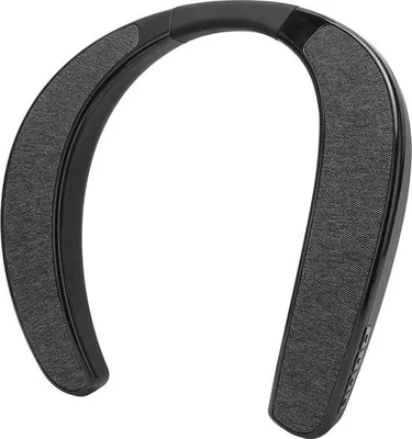 Image de Enceinte tour de cou Bluetooth - Confortable, légère, sans fil - Son stéréo 3D haute fidélité - Microphone antibruit - Pour la maison, l'extérieur, le sport et les voyages.