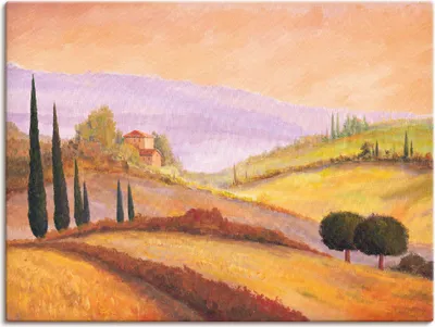 Produktbild von ARTland Leinwandbild Morgendämmerung Größe: 120x90 cm
