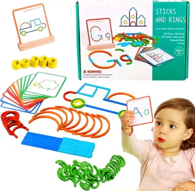 Zdjęcie produktu dla Drewniane puzzle Montessori 120 elementów Kreatywna zabawka edukacyjna dla dzieci